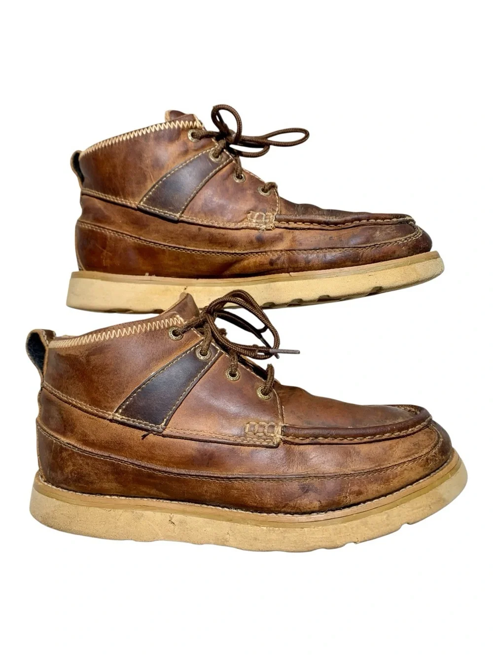 Men's Twisted X #MCA007 Leather Wedge Chukka Boots Size 7.5